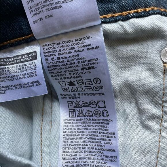 Levi’s 505 Regular Fit Straight Leg Denim Jeans Men’s Size 40x30 - Picture 10 of 11